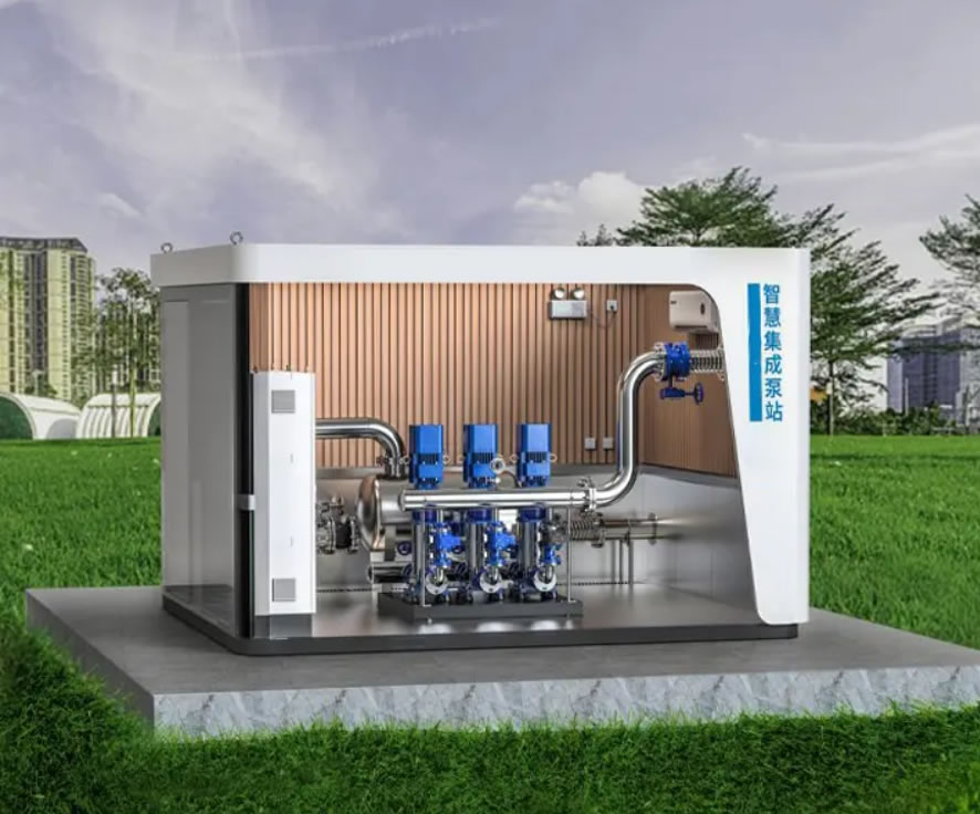 室外一體化二次供水智慧泵房泵站 室外一體化二次供水智慧泵房泵站